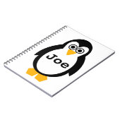 Carnet Partie de pingouin personnalisable (Côté gauche)