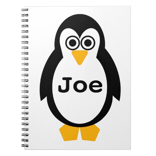 Carnet Partie de pingouin personnalisable (Devant)