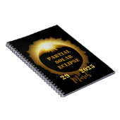 Carnet Partiel Solaire Eclipse Event 2025 Viewing Party (Côté Droit)