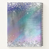 Carnet Parties scintillant Argent Tiara Coloré Foil Fancy (Dos)
