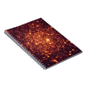 Carnet Parties scintillant Astral de bronze (Côté Droit)