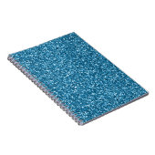 Carnet Parties scintillant bleue de Boston (Côté Droit)
