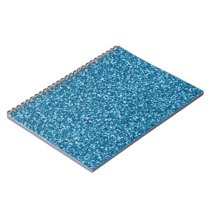 Carnet Parties scintillant bleue de Boston