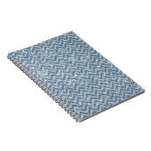 Carnet Parties scintillant Blue Faux Sparkle Chevron (Côté Droit)