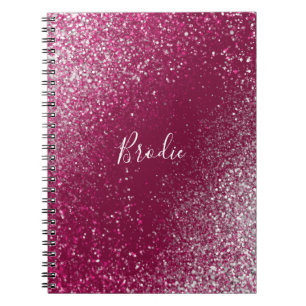 Carnet Parties scintillant bourguignonne et argent Photo