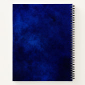Carnet Parties scintillant chic en faux girly bleu turquo (Dos)