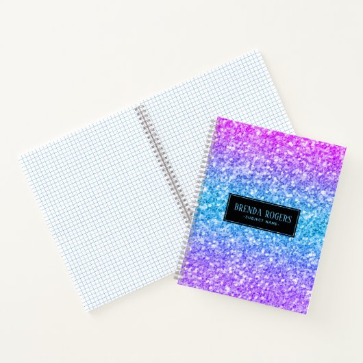 Carnet Parties scintillant colorée Faux Imprimer (Intérieur)