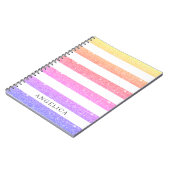 Carnet Parties scintillant colorées (Côté gauche)