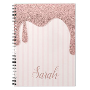 Carnet Parties scintillant cool tendance rose