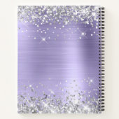 Carnet Parties scintillant d'argent Pale Lavender 50e ann (Dos)
