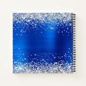 Carnet Parties scintillant d'argent Royal Blue Foil 50e a (Dos)