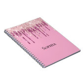 Carnet Parties scintillant de crème glacée rose pâle, per (Côté Droit)