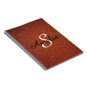Carnet Parties scintillant de fille personnalisée Sparkle (Côté Droit)