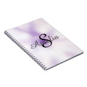 Carnet Parties scintillant de fille personnalisée Sparkle (Côté Droit)