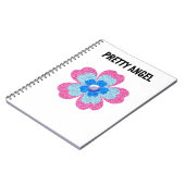 Carnet parties scintillant de glamour rose (Côté gauche)