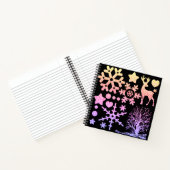 Carnet Parties scintillant de Noël brillant éléments de p (Intérieur)