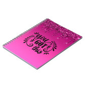 Carnet Parties scintillant de séchage rose | Vous Avez Ob (Côté gauche)