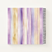 Carnet Parties scintillant d'étincelle d'or pourpre (Dos)