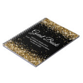 Carnet Parties scintillant d'or Black Lycée invité de dip (Côté gauche)