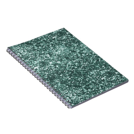 Carnet Parties scintillant Emerald Green Sparkle (Côté Droit)