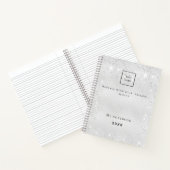 Carnet Parties scintillant en argent Code QR promotion du (Intérieur)