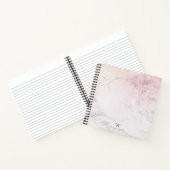 Carnet Parties scintillant en marbre Design monogramme de (Intérieur)