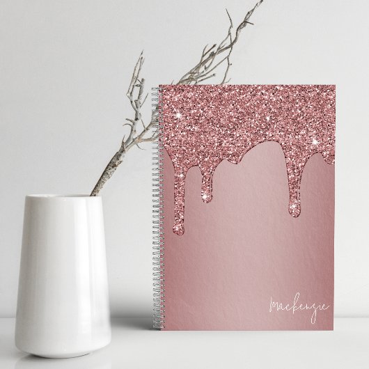 Carnet Parties scintillant fillette Rose Gold Sparkle Dri
