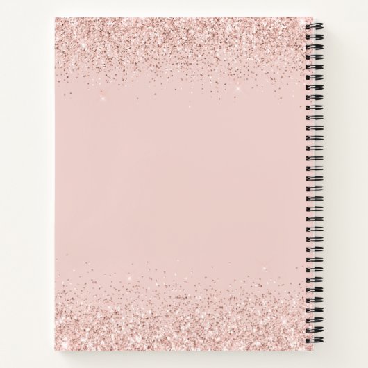 Carnet Parties scintillant floue Boss Lady Règles personn (Dos)