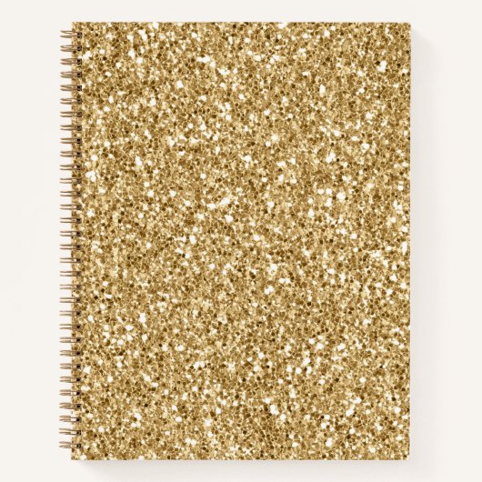 Carnet Parties scintillant Gold Glitz        (Devant)