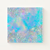 Carnet Parties scintillant holographique Opal Quinceañera (Dos)