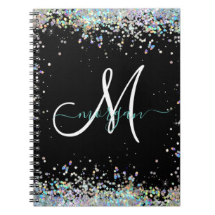 Carnet Parties scintillant holographique Rainbow Pastels