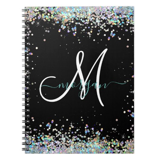 Carnet Parties scintillant holographique Rainbow Pastels  (Devant)