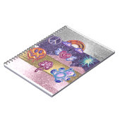 Carnet parties scintillant icônes fille (Côté gauche)