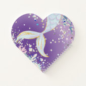 Carnet Parties scintillant lunaire Plage de sirène sous l (Dos)