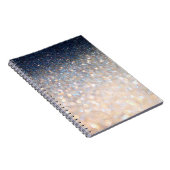 Carnet Parties scintillant or (Côté Droit)