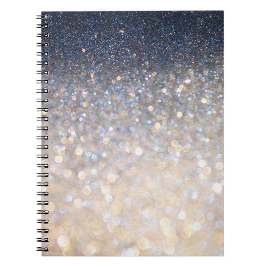 Carnet Parties scintillant or (Devant)