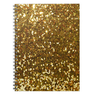 Carnet Parties scintillant or