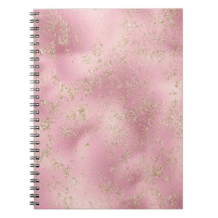 Carnet Parties scintillant or rose Glitz étincelle