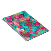 Carnet Parties scintillant or rose mignonne Valentine Lov (Côté Droit)