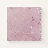 Carnet Parties scintillant or rose Rose (Dos)