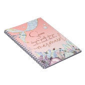 Carnet Parties scintillant Pastel personnalisée "Be a Mer (Côté Droit)