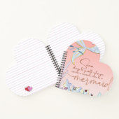 Carnet Parties scintillant Pastel personnalisée "Be a Mer (Intérieur)