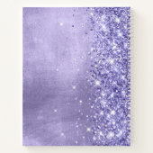 Carnet Parties scintillant périphérique Lavender Blue Gir (Dos)