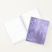 Carnet Parties scintillant périphérique Lavender Blue Gir (Intérieur)