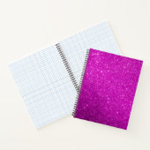Carnet Parties scintillant pourpre (Intérieur)