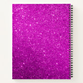 Carnet Parties scintillant pourpre (Dos)