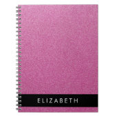 Carnet Parties scintillant rose, Arrière - plan Parties s (Devant)