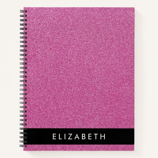 Carnet Parties scintillant rose, Arrière - plan Parties s (Devant)