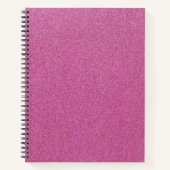 Carnet Parties scintillant rose, Étincelle, Arrière - pla (Devant)