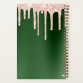 Carnet Parties scintillant rose Gold Drival Diary Texte p (Verso)